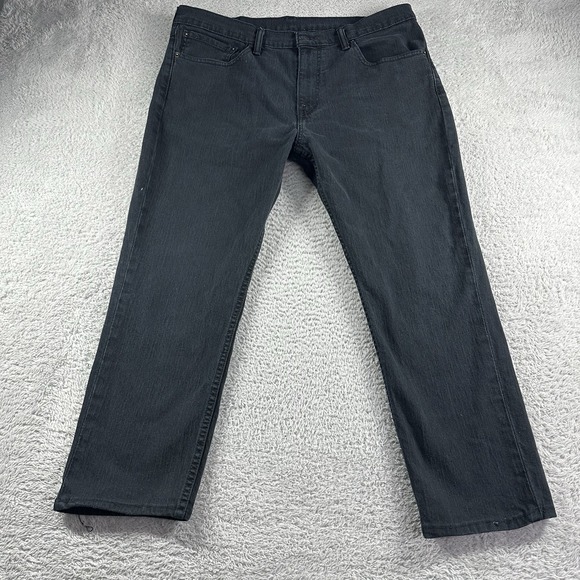 Vintage Levi's 511 Jeans Mens‎ 36x30 (35x25 Hemmed) Black Stretch - Picture 1 of 11